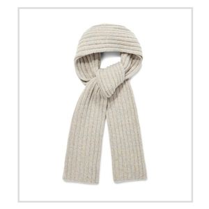 UGG Pippa Rib Knit Pom Cashmere Scarf $225